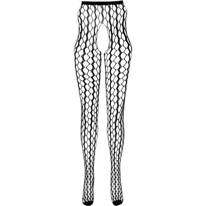 Passion Woman Garter &amp; Stock - Bodystocking Eco S007 Black, One Size.