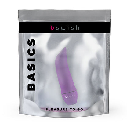 B Swish Bmine Basic Curve Bullet Vibrator Orchid, 6.4 cm, 5 Functions, Waterproof