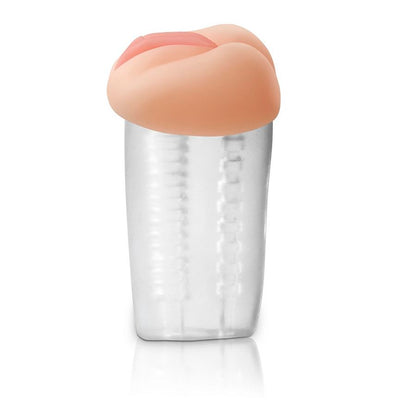 Extreme Toyz - Stroker Transparent Deluxe with Pleasure Pearls