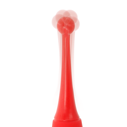 Hallo - Focus Red Vibrator with 10 Vibration Modes and Fast Recharge