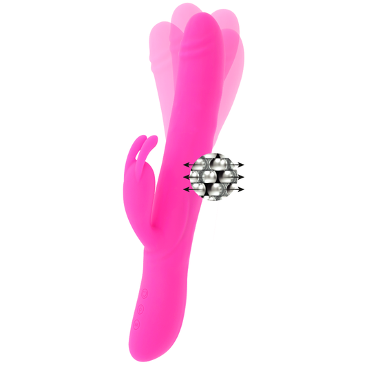 Moressa - Premium Vibrator With Multiple Rotation Function, Medical Grade Silicone, 28 x 3.5 cm