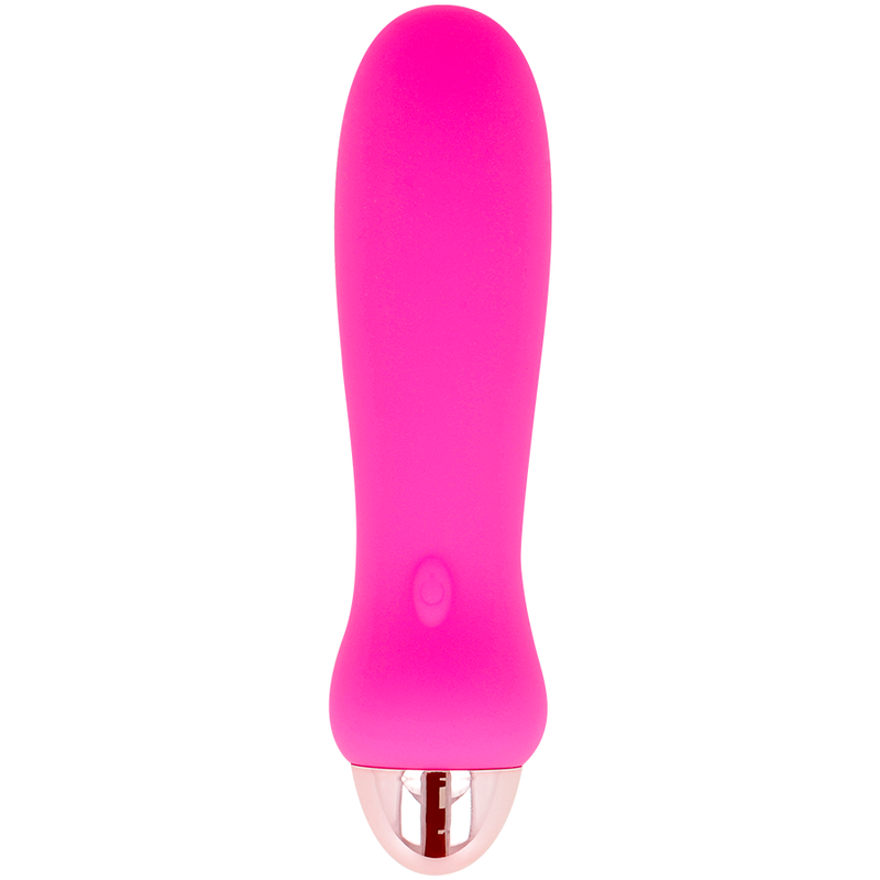 Dolce Vita - Five Pink Rechargeable Vibrator with 10 Vibration Modes, Soft Silicone, 12.4 cm Length