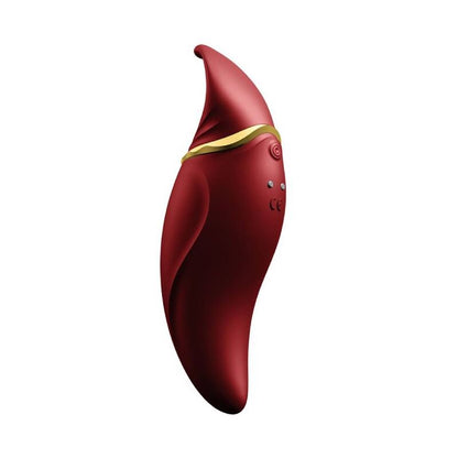 Zalo - HERO Pulse Wave Massager Red, Rechargeable Clitoris Vibrator, Dimensions: 14.6 x 5.4 x 3.9 cm