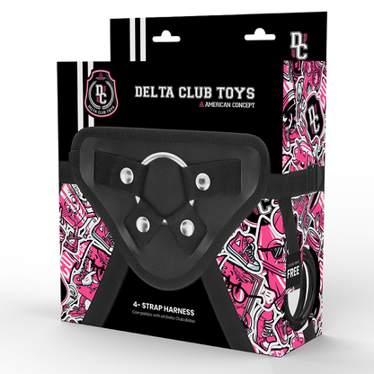 Deltaclub - Universal Harness for Dildo - Comfortable Neoprene - Rings of Variable Sizes