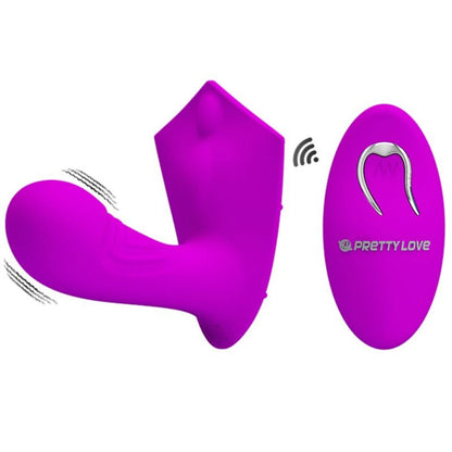 Pretty Love Smart - Willie Stimulator Vibrator with Remote Control and 12 Vibration Functions