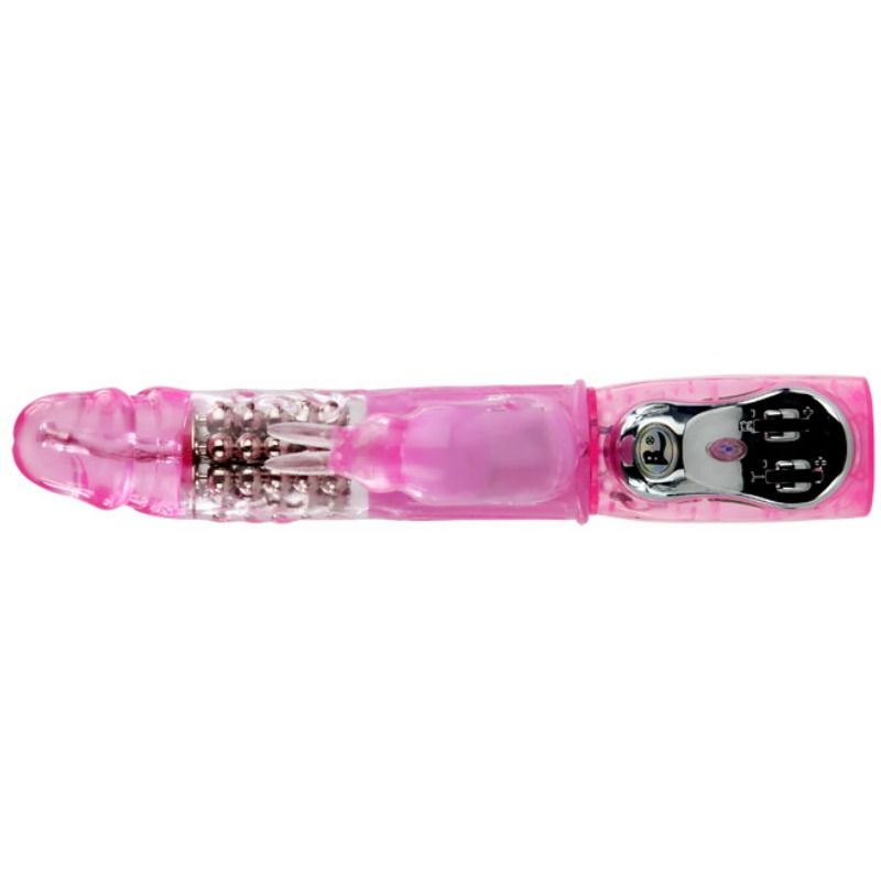 Baile Rotations - Fascination Clitoral Stimulation Vibrator, Multirotation, Multispeed, Rotating Stimulation Beads, Silicone and TPE Material, Designed in the USA