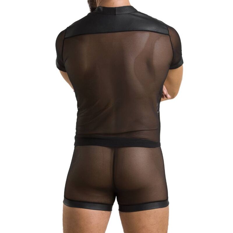 Passion Men - Set Michael Black S/M, Material: 60% Polyurethane, 40% Polyester, Made in Poland, Oeko-Tex Certified