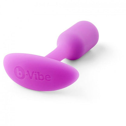 B-Vibe Snug Anal Plug Pink, Silicone, Slim Neck, 55g, 2 x 9.4cm