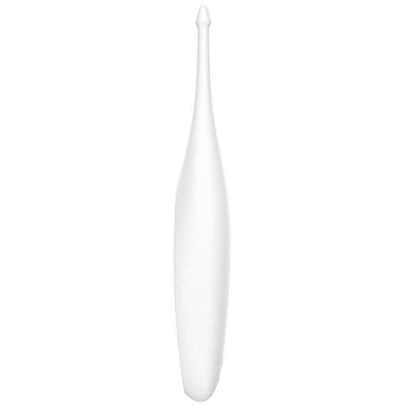 Satisfyer Fun Top Vibrator - White, Circulating Vibration, Water Resistant, Medical Silicone, 12 Vibration Programs, Rechargeable Battery, 15 Year Warranty