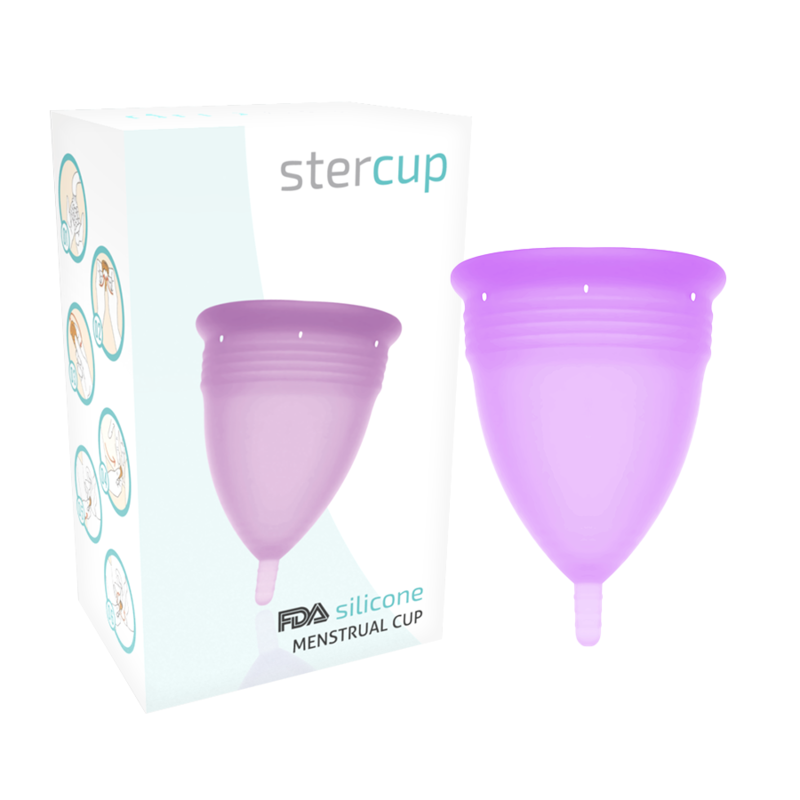 Stercup- Cupa Menstruală Mărimea L De Culoare Violet Fda Silicon Fda