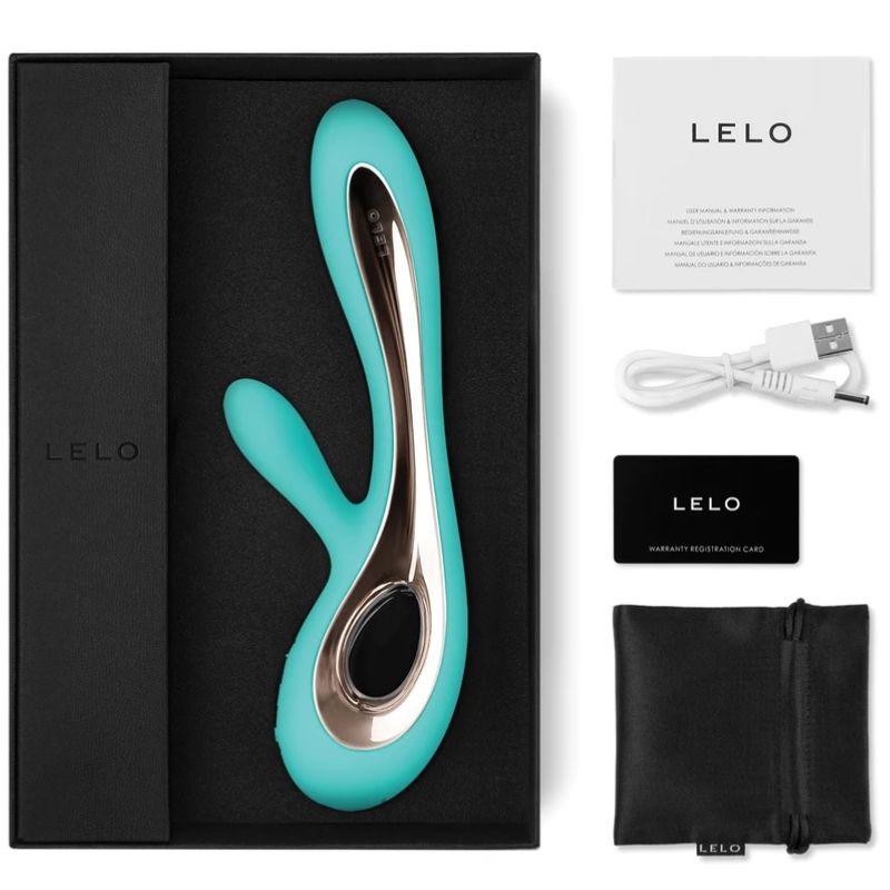 Lelo - Soraya 2 Aqua Vibrator, Double Action G Spot and Clitoris, Rechargeable, Waterproof, Dimensions: 220 x 85 x 44 mm, Insertable Length: 110 mm