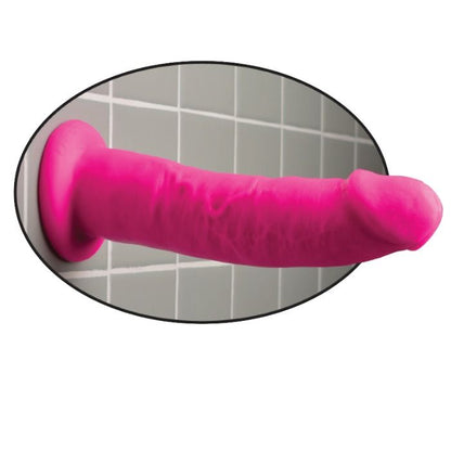 Dillio - 22.9 cm Pink Dildo with Suction Cup and Hypoallergenic Material