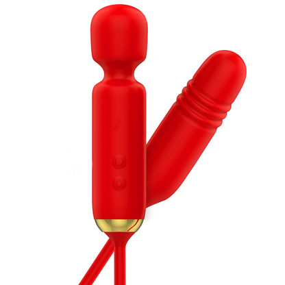 Mia - Toscana Toscana Dual Pleasure Wand + Up and Down, Rechargeable Vibrator, Massage and Anal Pleasure, 10 Modes, IPX6