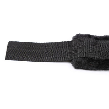 Ohmama Fetish Fur Lined Wrist Cuffs - Luxury Material Fetish Accessories for Pleasure and Comfort