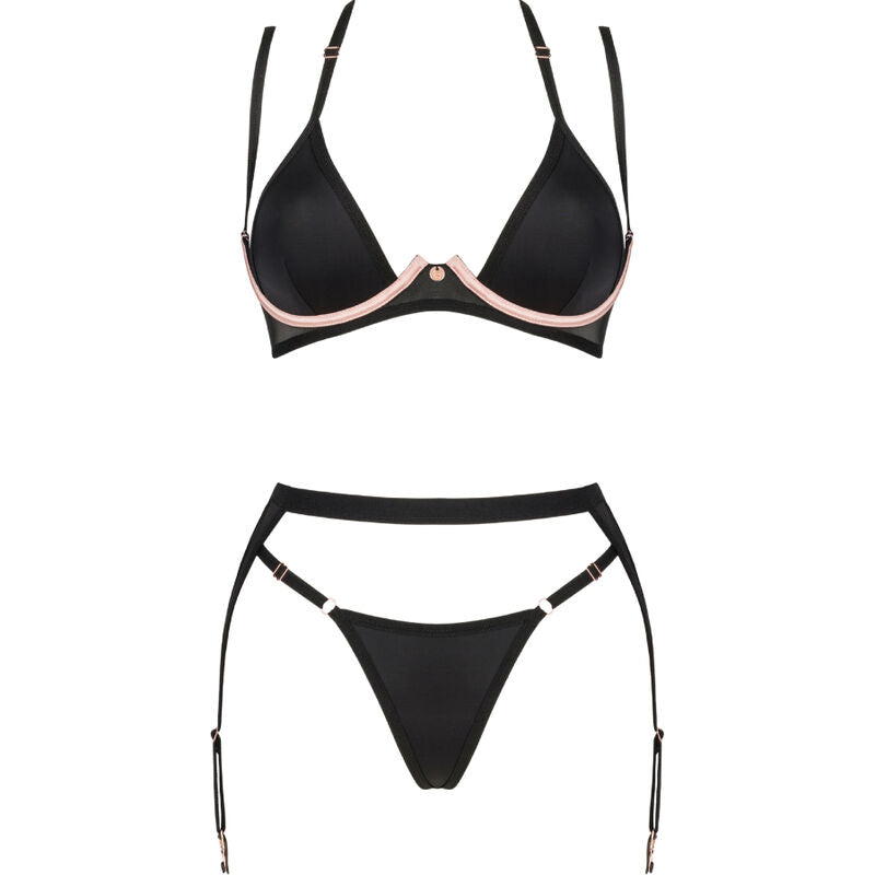 Obsessive Sets - Selinne Set 3 Pieces Black M/L