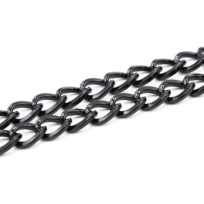 Ohmama Fetish - Stainless Steel Necklace With Lock