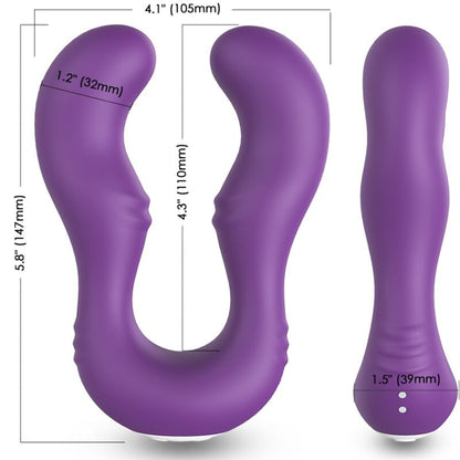 Armony Vibrators- Seraph Vibrator Dublu Control De La Distanță Violet