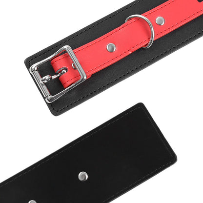 Ohmama Fetish - Adjustable Locking Buckle Wrist Restraints, Composition 85% PVC 15% Iron