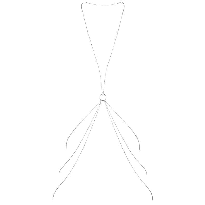 Bijoux Magnifique - Silver 8 Shape Body Chain for Various Styles