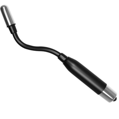 Baile Stimulating - Wizard Magic Wand Stimulator 4 Heads Vibrator, Strong Vibration, Waterproof, Batteries: 1 LR1, Material: TPR and ABS, Size: See Picture, Latex Free, Bendable Neck