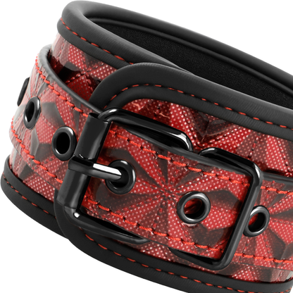 Begme Red Edition - Vegan Leather BDSM Handcuffs With Nickel Free Metal