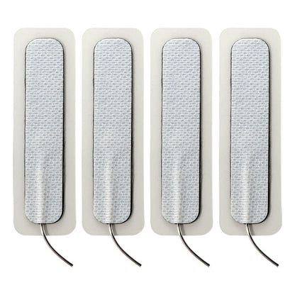 Electrastim 4 X Long Self Adhesive Pads For Precise Stimulation - Size 1.5 X 7.5 Cm X 7.5 Cm