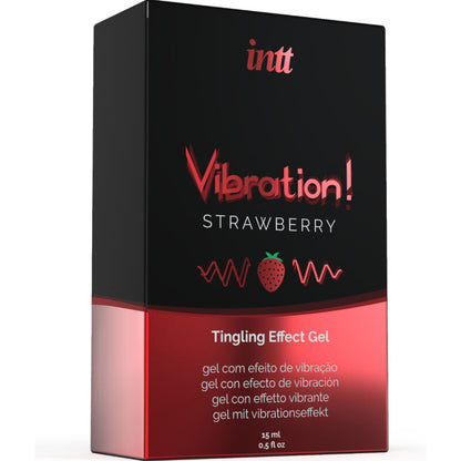 Intt Unisex Arousal Gel-Intt Stimulent Igel Vibrator Puternic Intt Căpșuni 15Ml