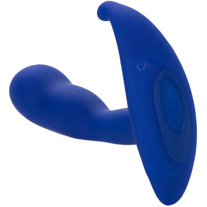 Calexotics- Admiral Stimulator Și Vibrator Anal Curbat Albastru