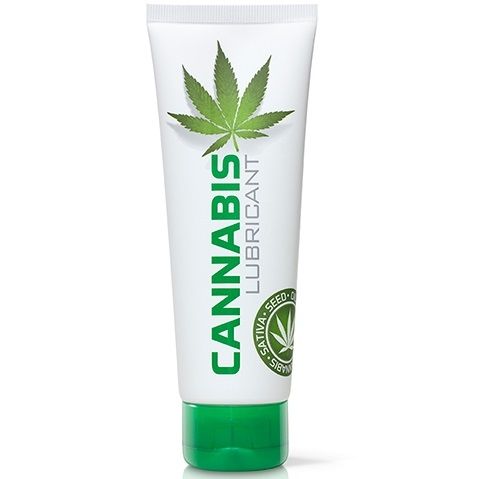 Cobeco Pharma - Water Based Cannabis Lubricant 125 ml, Natural Moisturizer for Intimate Pleasure