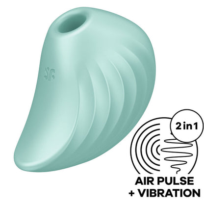 Satisfyer Air Pulse- Stimulator Și Vibrator Cu Puls De Aer Pearl Diver Verde