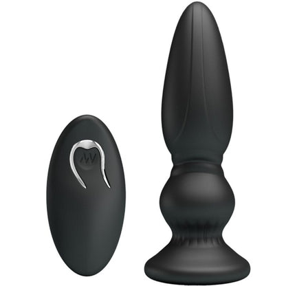 Mr Play- Vibrator Puternic Cu Telecomandă Anal Plug Negru