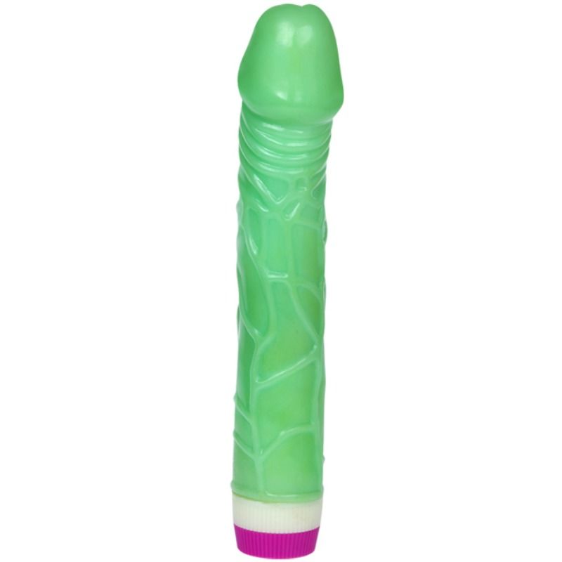 Baile Vibrators - Waves of Pleasure Vibrator 23 cm Green, Multispeed, Realistic