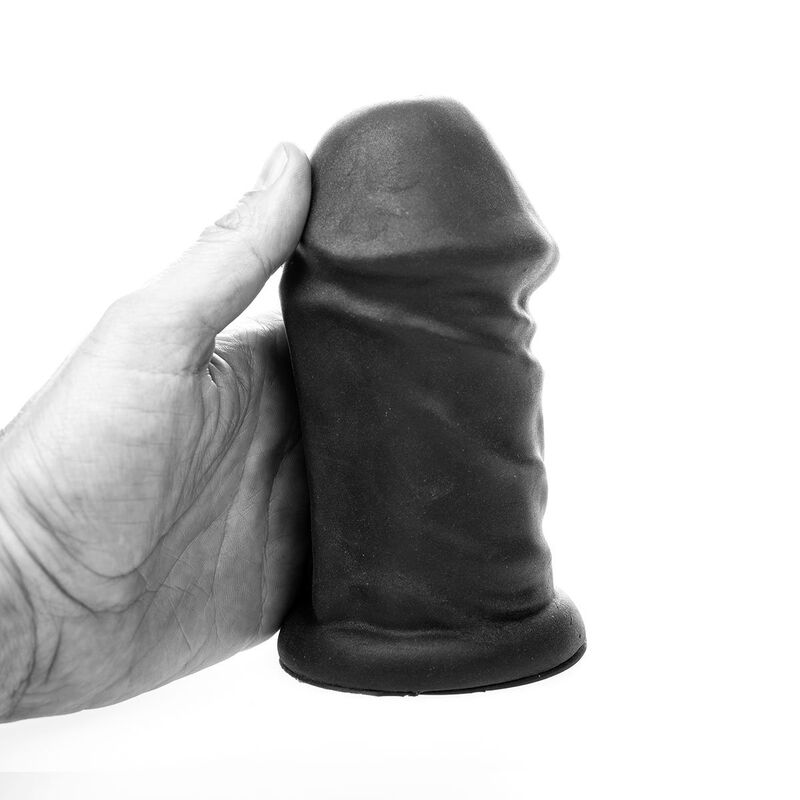 All Black - Masturbator Daddy, Toy with Realistic Details, 17 cm, Made in Belgium, Phthalates Free