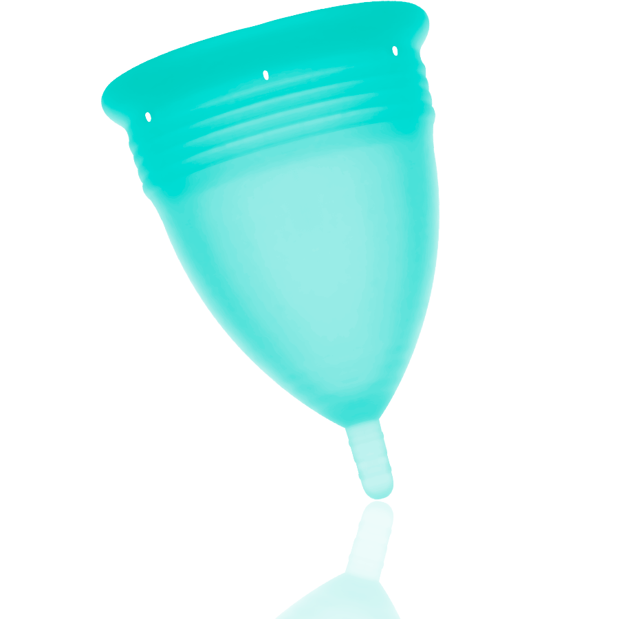 Stercup - FDA Silicone Menstrual Cup Size S Aquamarina, Eco-Friendly and Comfortable