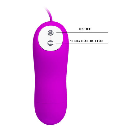 Pretty Love Flirtation - Eunice Double Egg Vibrator for Clitoral and Vaginal Pleasure