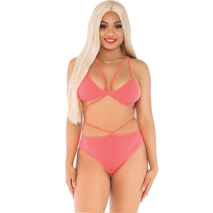 Leg Avenue Sets- Top  Chilotei Coral Cu Bretele