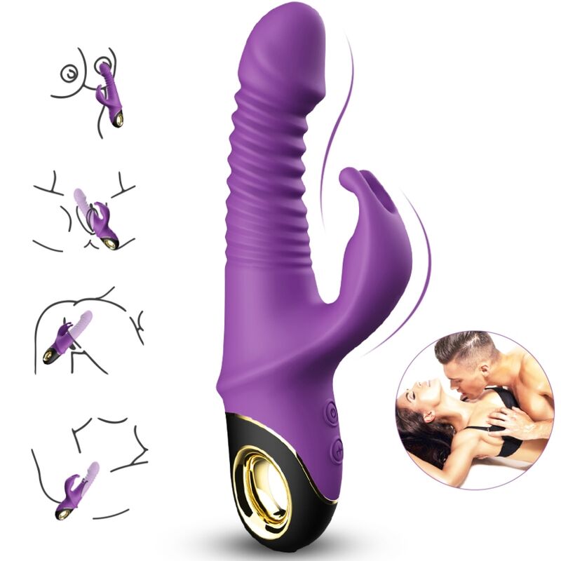 Armony Vibrators- Zing Dildo Vibrator Iepure Violet