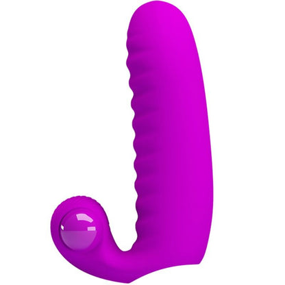 Pretty Love Flirtation - Purple Two Finger Vibrator For Extra Stimulation