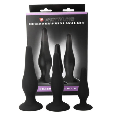 Pretty Love Bottom-Pretty Bottom Begginer'S Begginer'S Anal Kit Dopuri De Silicon