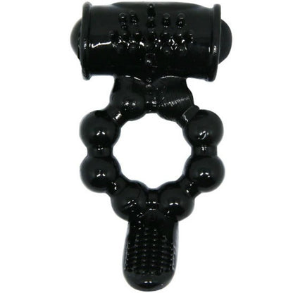 Baile For Him - Double Stimulation Ring with Strong Vibrations, TPR and ABS Material