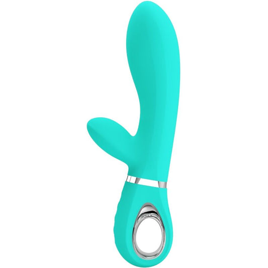 Pretty Love Flirtation- Thomas Multifuncțional G Spot Vibrator Verde Aqua