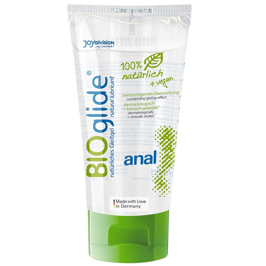 Joydivision Bioglide - Anal Lubricant 100% Natural, 80 ml, Skin Friendly, Made in Germany