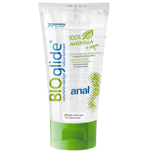 Joydivision Bioglide - Anal Lubricant 100% Natural, 80 ml, Skin Friendly, Made in Germany