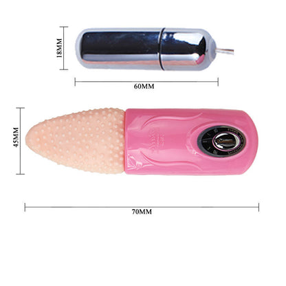 Baile Vibrators - Tongue Massager 3V with Additional Bullet Vibrator