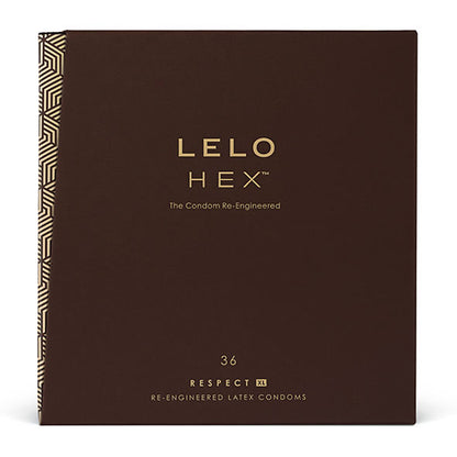 LELO - Respect XL Hexagonal Condoms 36 Packs