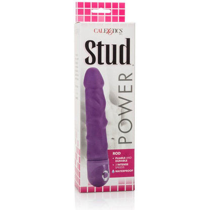 California Exotics - Power Stud Rod Vibrator Pink, 17.75 cm, 3 Speed ​​Modes, Submersible