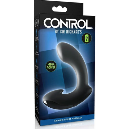 Sir Richards - Black Silicone P-Point Prostate Massager 10.1 cm