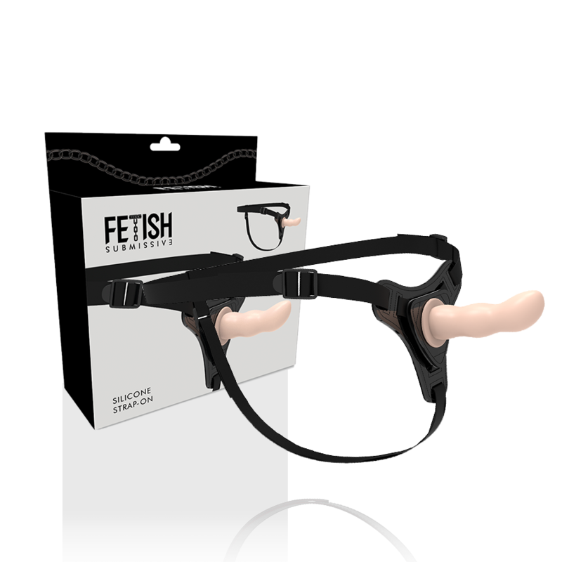 Fetish Submissive Harnașament- Flesh Silicon Gspot 12,5 Cm