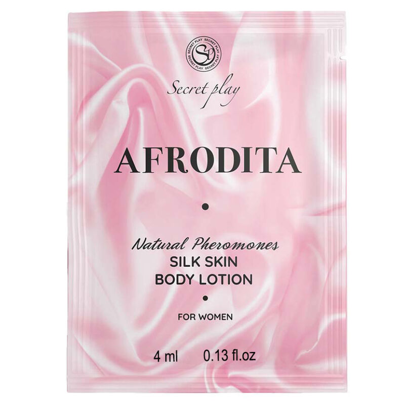 Secretplay - Silk Skin Afrodita Monodose 10ml - Female Body Lotion with Truffles for Sensuality and Attractiveness.