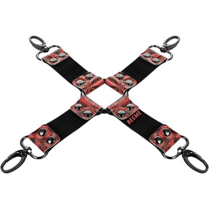 Begme Red Edition - Hog Tie Premium Vegan Leather With Nickel Free Metal